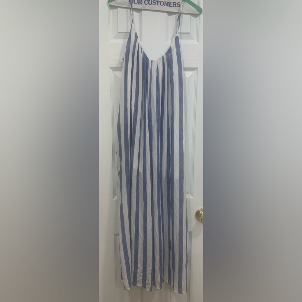Cabana-stripe jumpsuit, Size S